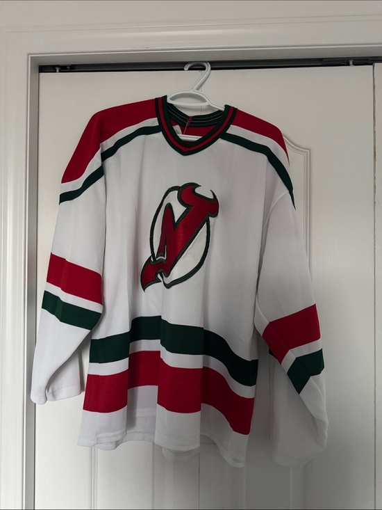 CCM Other - Vintage 1980s New Jersey Devils Christmas Colours Jersey Size XL Maska